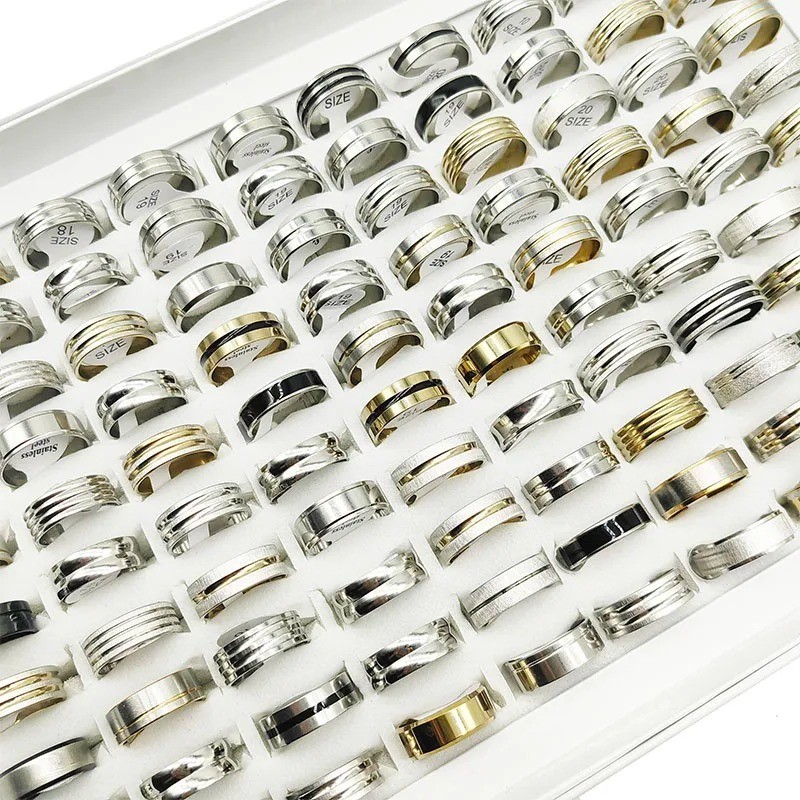 Wholesale Mixed Rings Bulk Finger Band Ring Lot Men/Women Jewellry Fashions