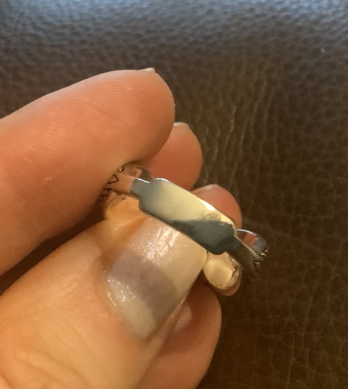 Silver Swan Ring Bird Love Boho VTG CZ Size 7 Artisanal Museum Art Animal Y2K