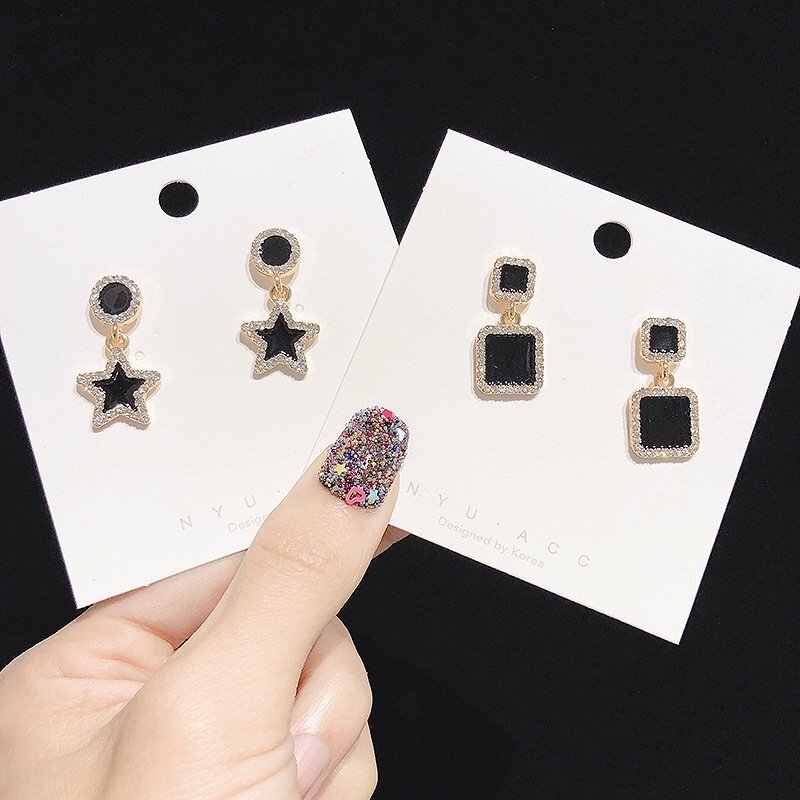 Elegant Women Cubic Zircon Dangle Earrings Crystal CZ Drop Earrings Jewelry Gift
