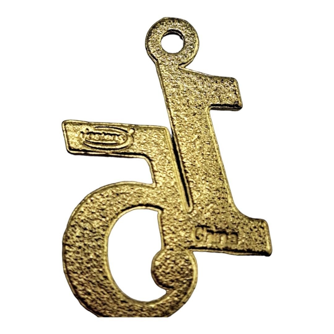 Graduation Tassel Pendant Golden Charm 2014 Jostens Grad, Celebration, Reunion