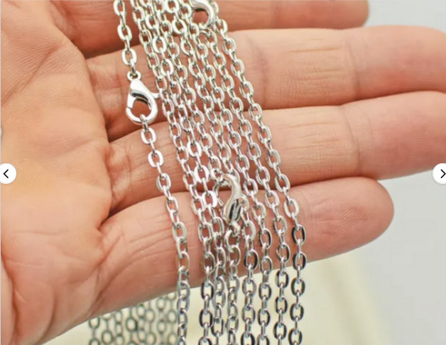 TIME ILLUSION CLOCK ART Pendant on 925 Plated Sterling Silver 20″ 22″ Necklace