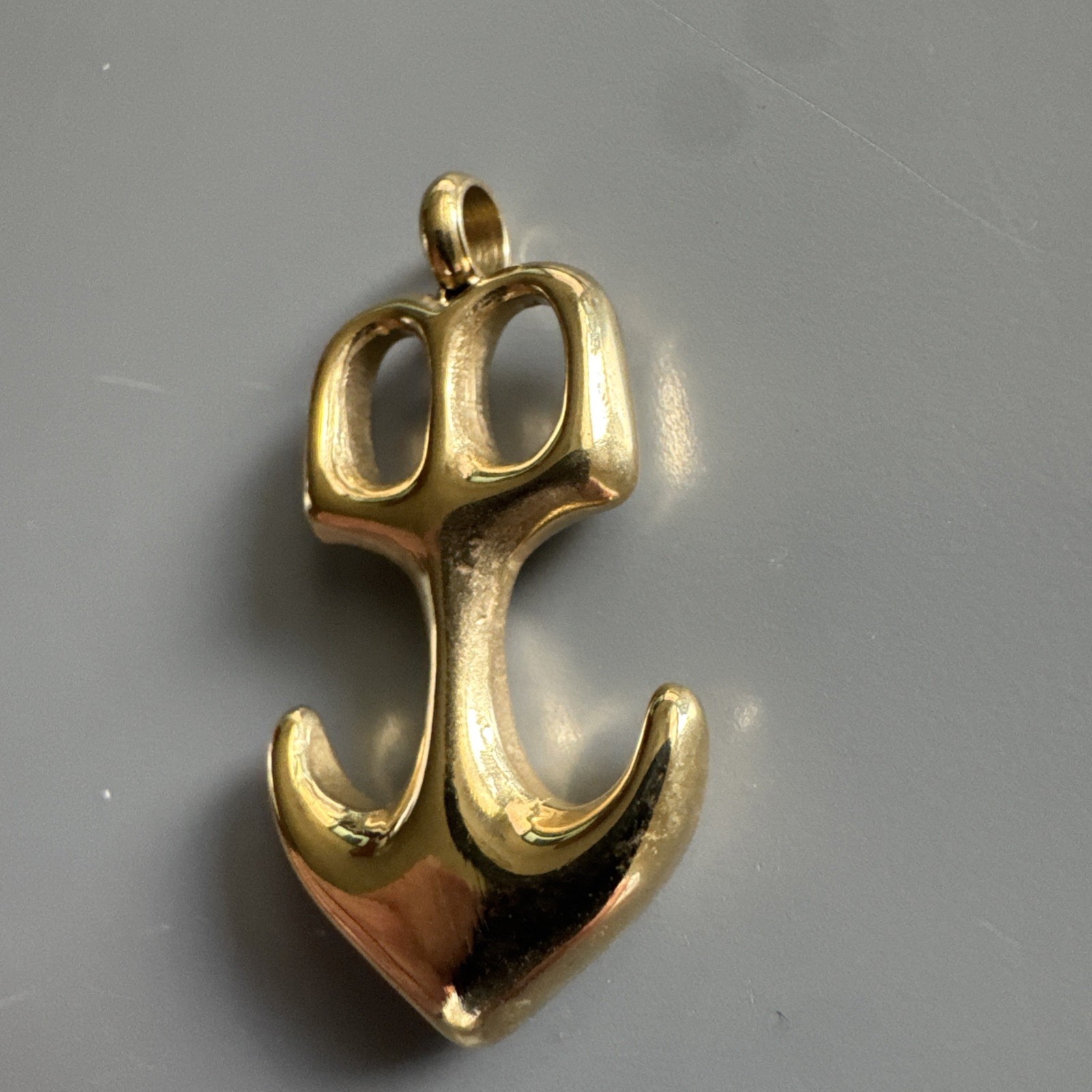 Yacht Boat Gold Pendant Only Stainless Steel Ocean Boaters Gift
