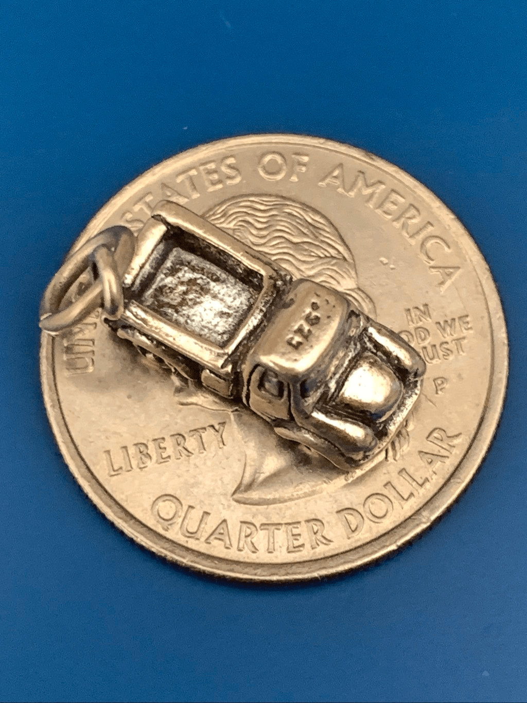 .925 Truck Sterling Silver Jewelry Charm #transportation #truck