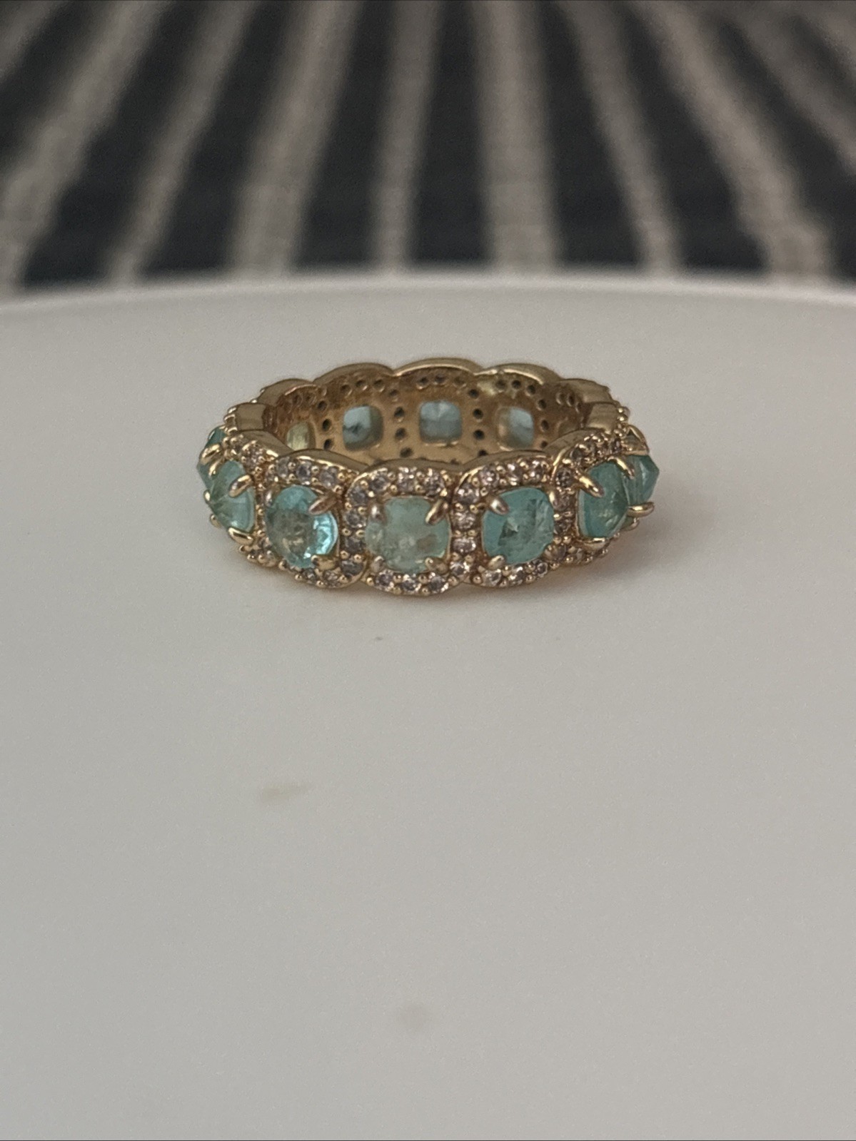 Bomb Party Resort Wear Ring Size 7 RG48237 A Resort Staple Aquamarine On GP