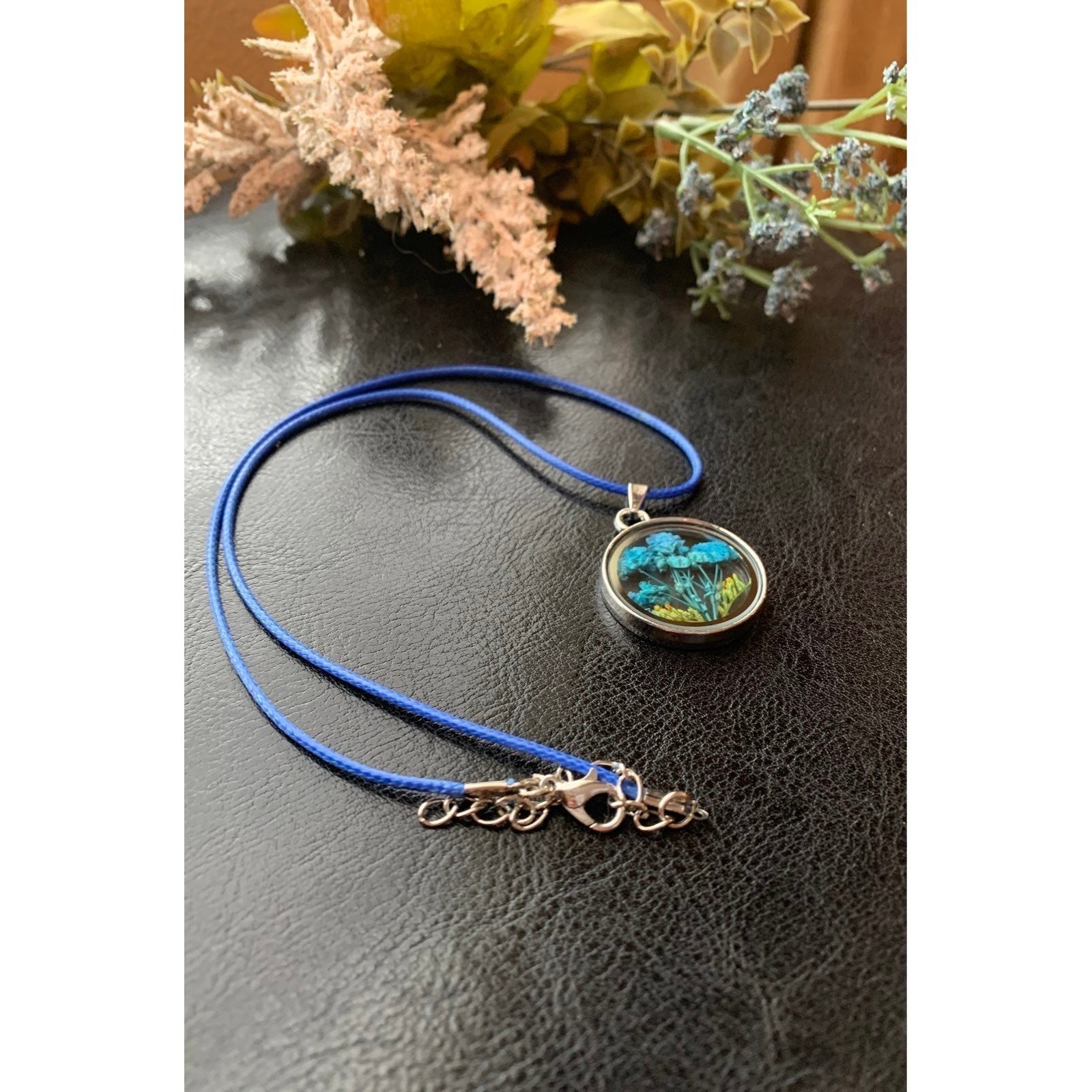 Pressed Flower Necklace