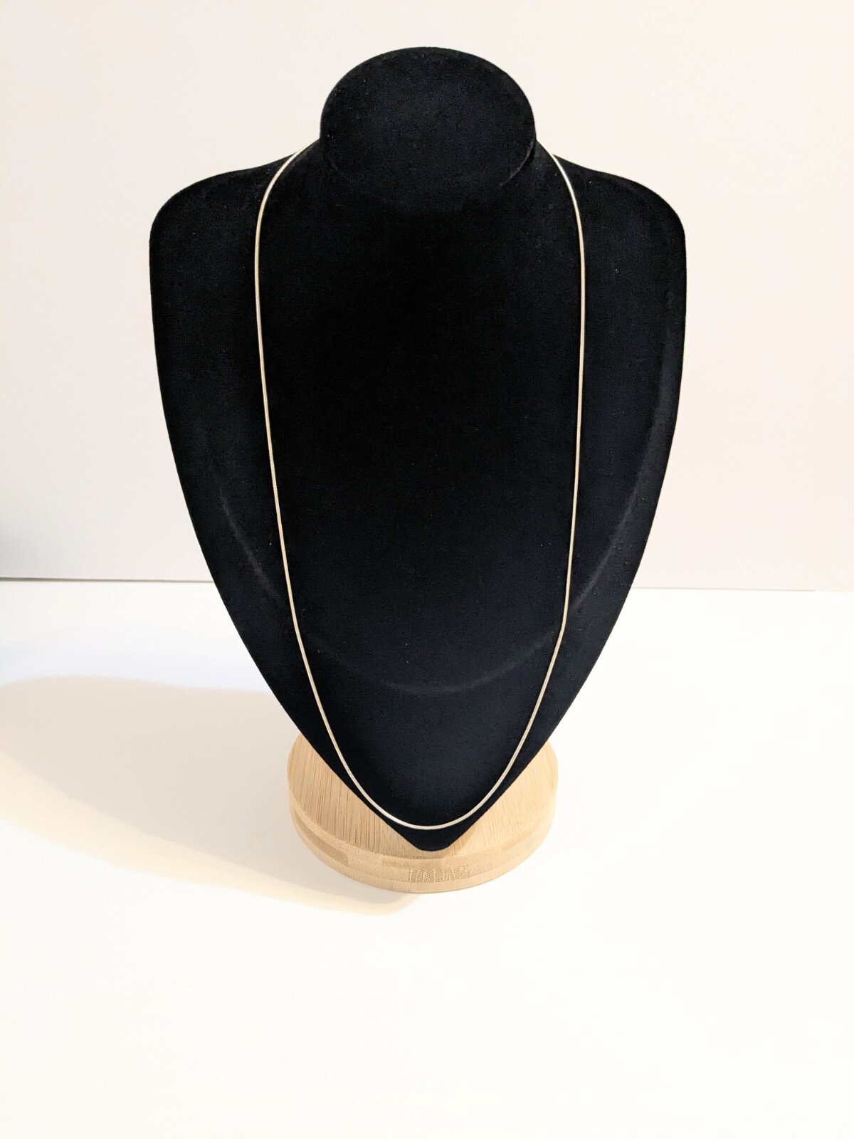 Snake Chain. Silver Tone. Minimalist. Stackable. 23″. Lobster Clasp. Versatile