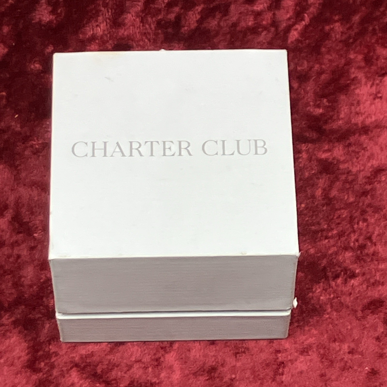Charter Club Pave & Green Crystal Gold Tone Ring Sz 9 NIB $39
