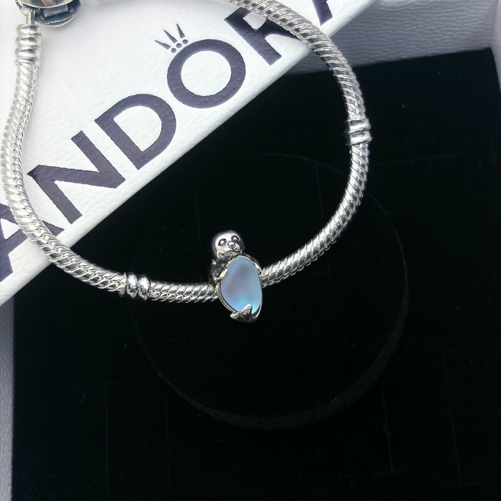 NEW 100% #794146C01 Pandora Seal Dangle Charm, NEW WITH BOX