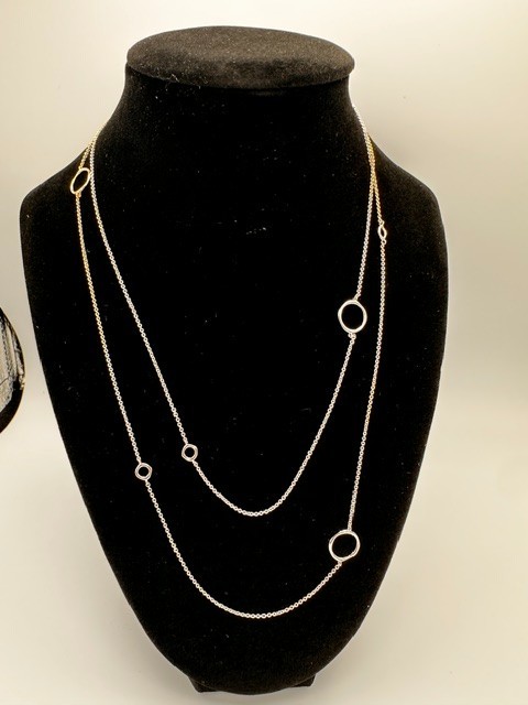 Gorjana Silver two tone necklace wrap