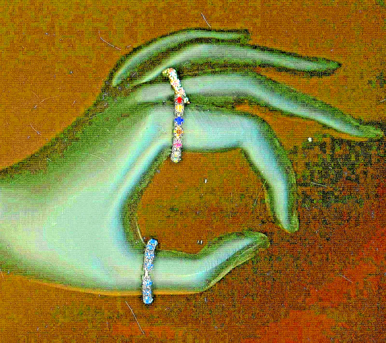 Ring size 6 to 10 Elastic Band with Rhinestones Sparkles Beautiful Crystal New