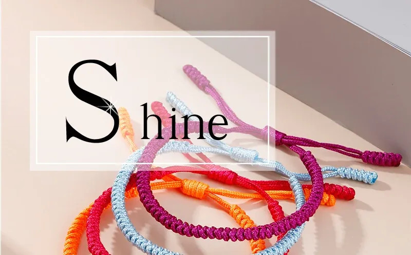 Hot Tibetan Buddhist Braided Bracelet Thread Knots Woven Red Rope Lucky Lover