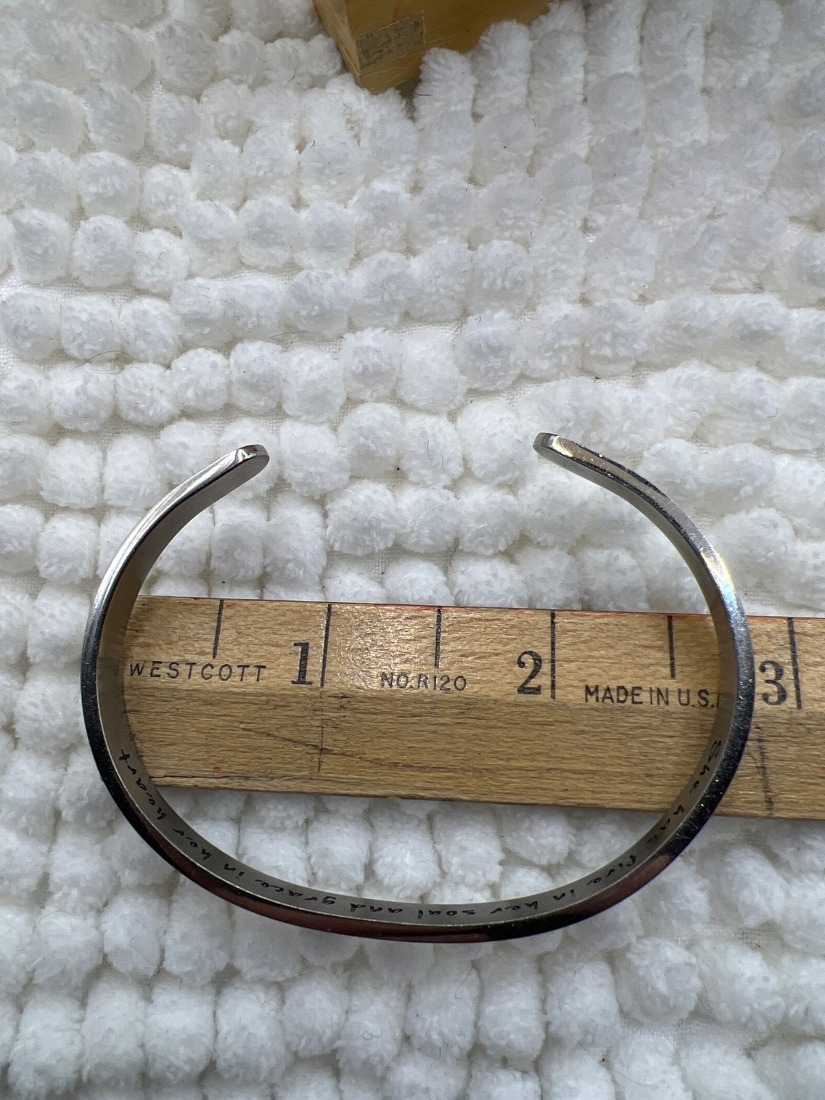Joycuff Bracelet “She has Fire In Her Soul – – Stainless Steel Silver Tone (e)