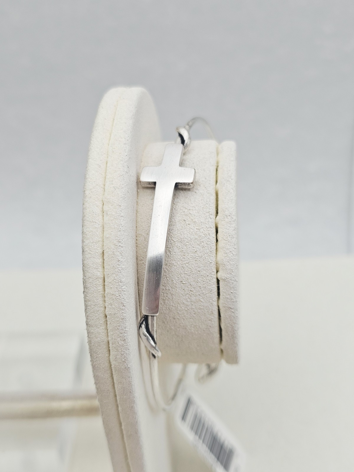 ALEX & ANI Spiritual Armor Cross Charm Bangle Wrap Bracelet Silver ✨️🎁 New