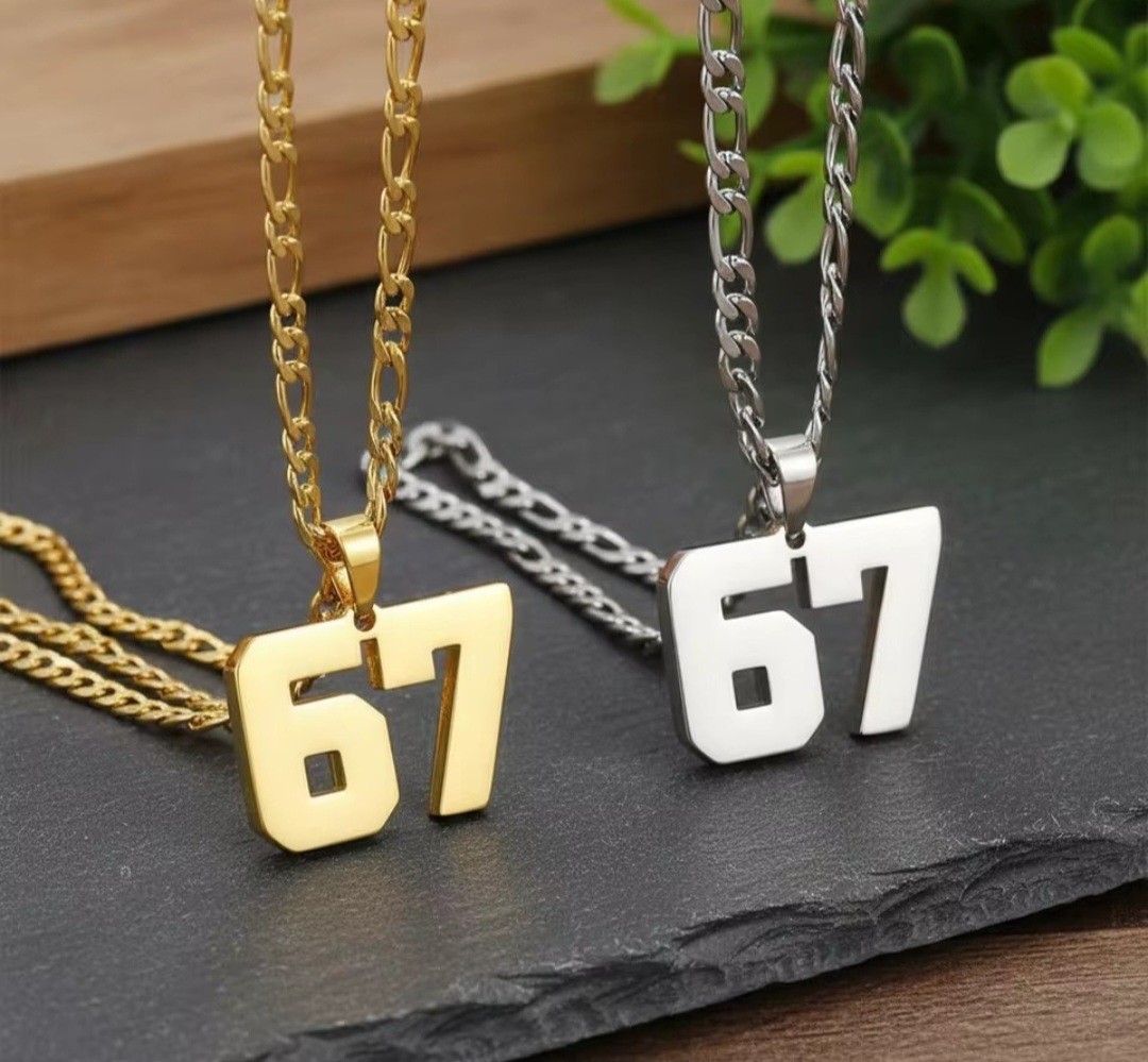 67 6 7 Necklace Chain – 2 Pack