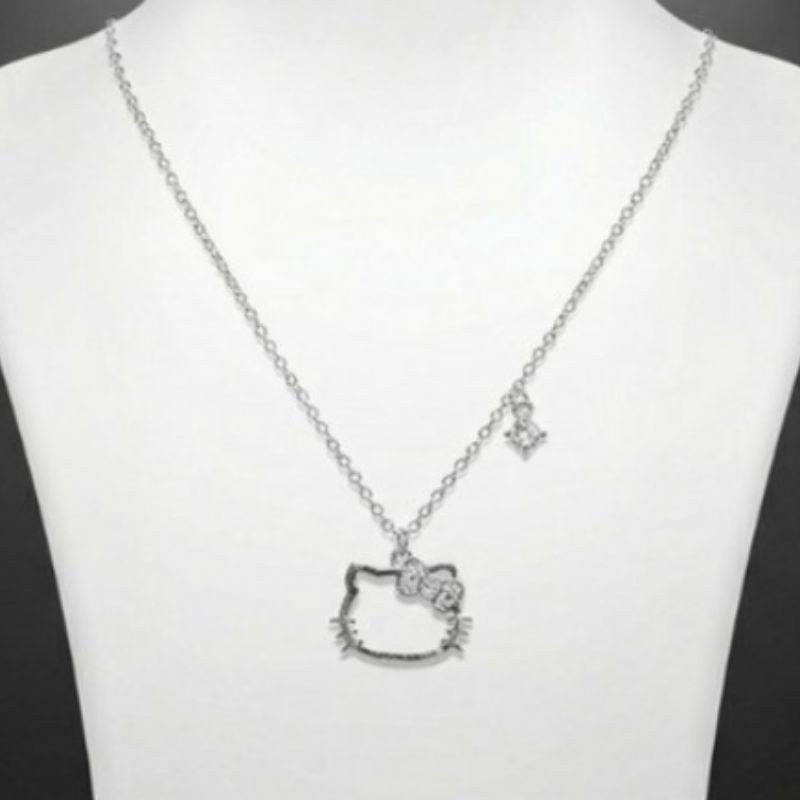 Official Sanrio Hello Kitty Necklace Cute Daily Fashion Alloy Jewelry K-Trend