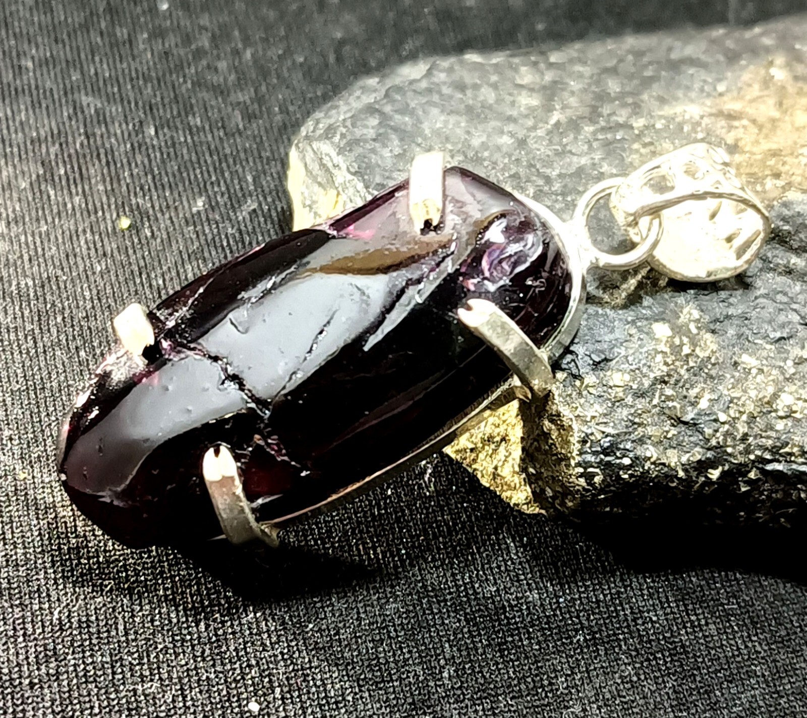 EGL Certified 80.30 Ct Natural PAINITE Solid Silver Pendant LOOSE Gemstone