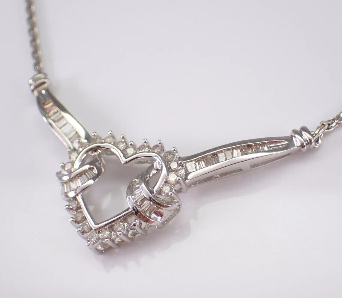 2 Ct Round Cut Simulated Diamond Heart Shape Pendant In 14k White Gold Plated