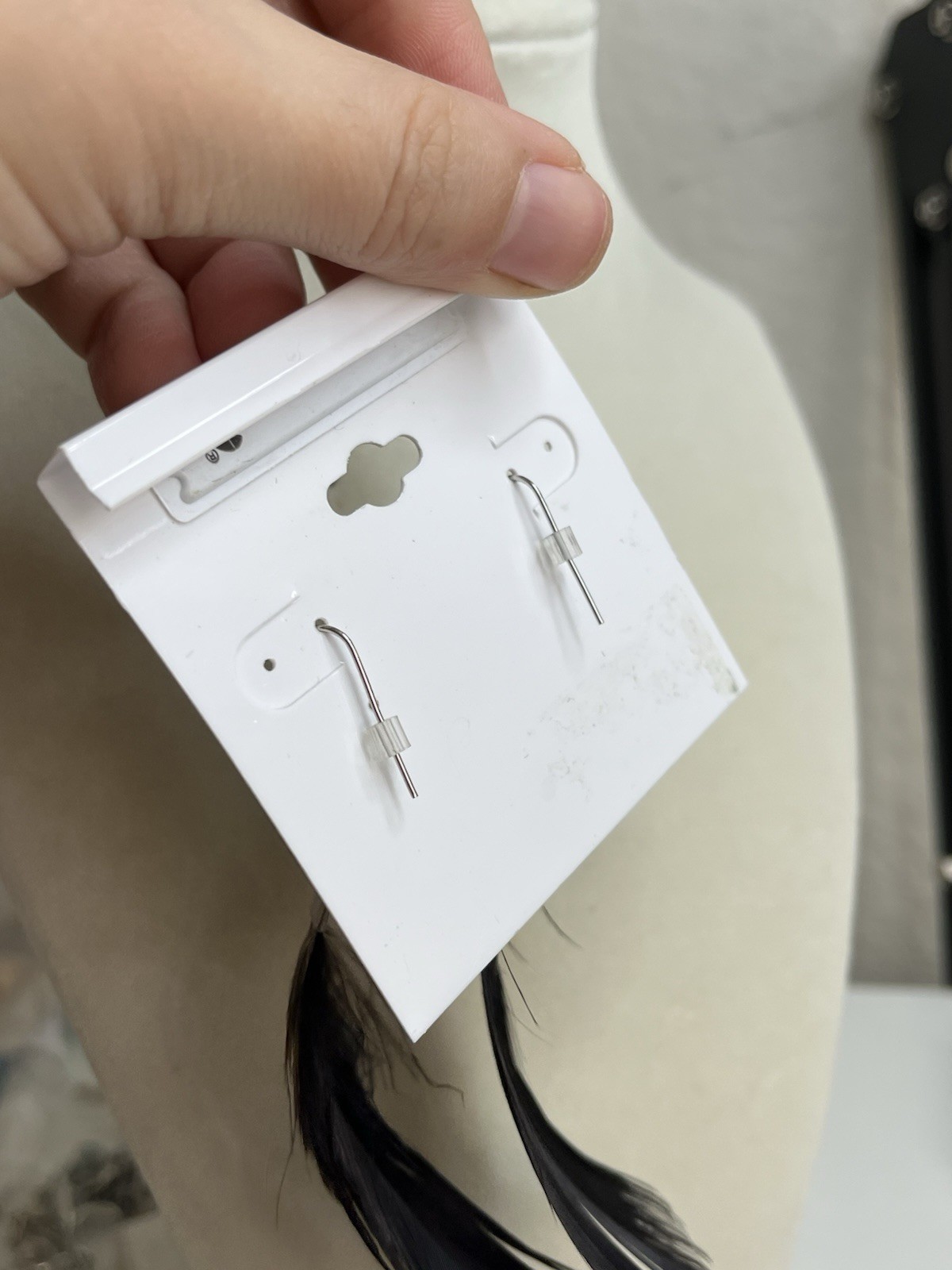 New Feather Dangle Earrings by New Directions New With Tags
