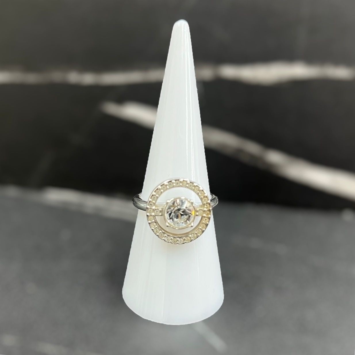 Swarovski Rhinestone Ring Size 14 Not specified