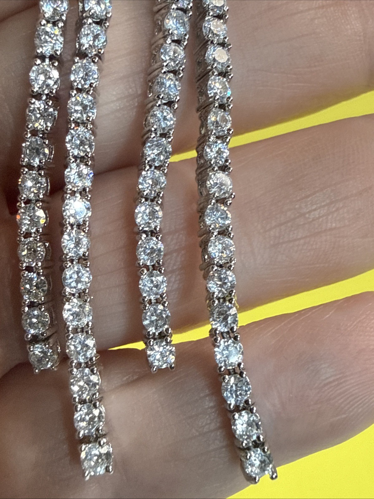 Long Beautiful Earrings For Special Occasions. New With Tag 2 3/4” Sparkle