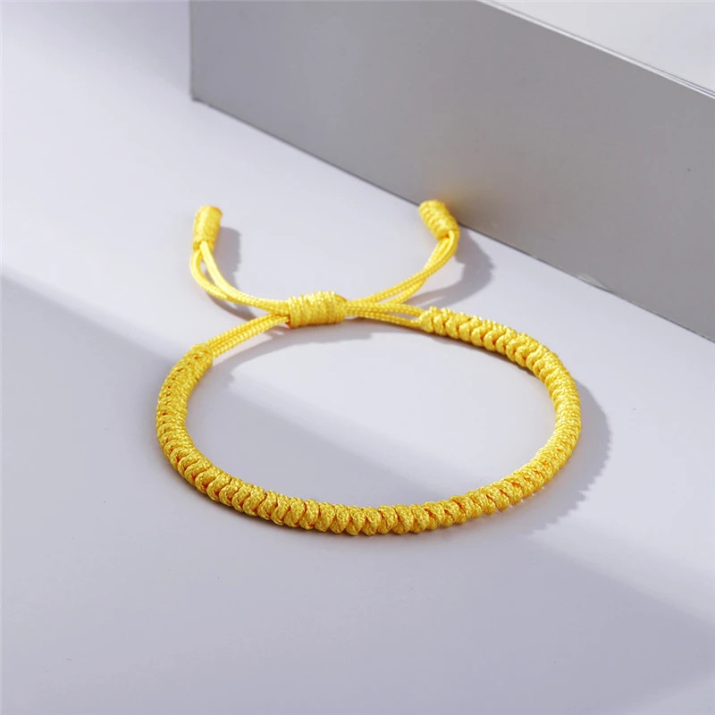 Hot Tibetan Buddhist Braided Bracelet Thread Knots Woven Red Rope Lucky Lover