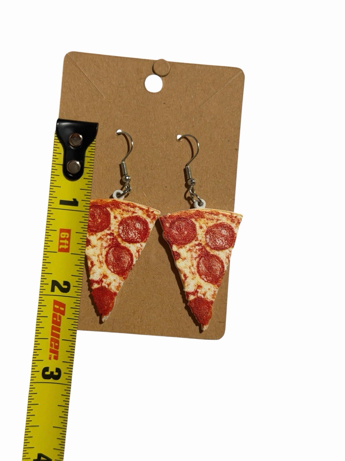 New Novelty Fashion Earrings pizza slice food snack
