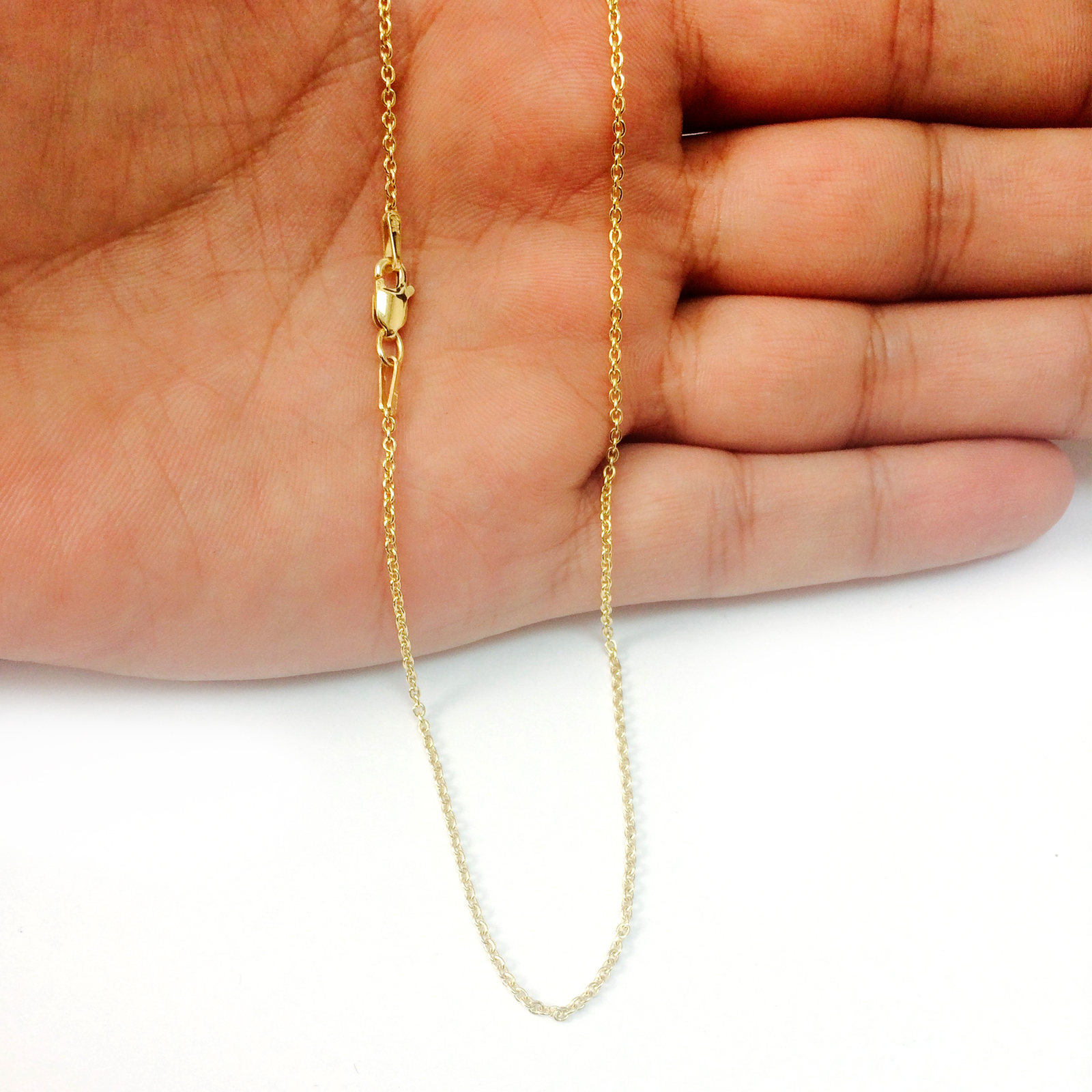 14K Yellow Gold Forsantina Chain, Width 1.5mm