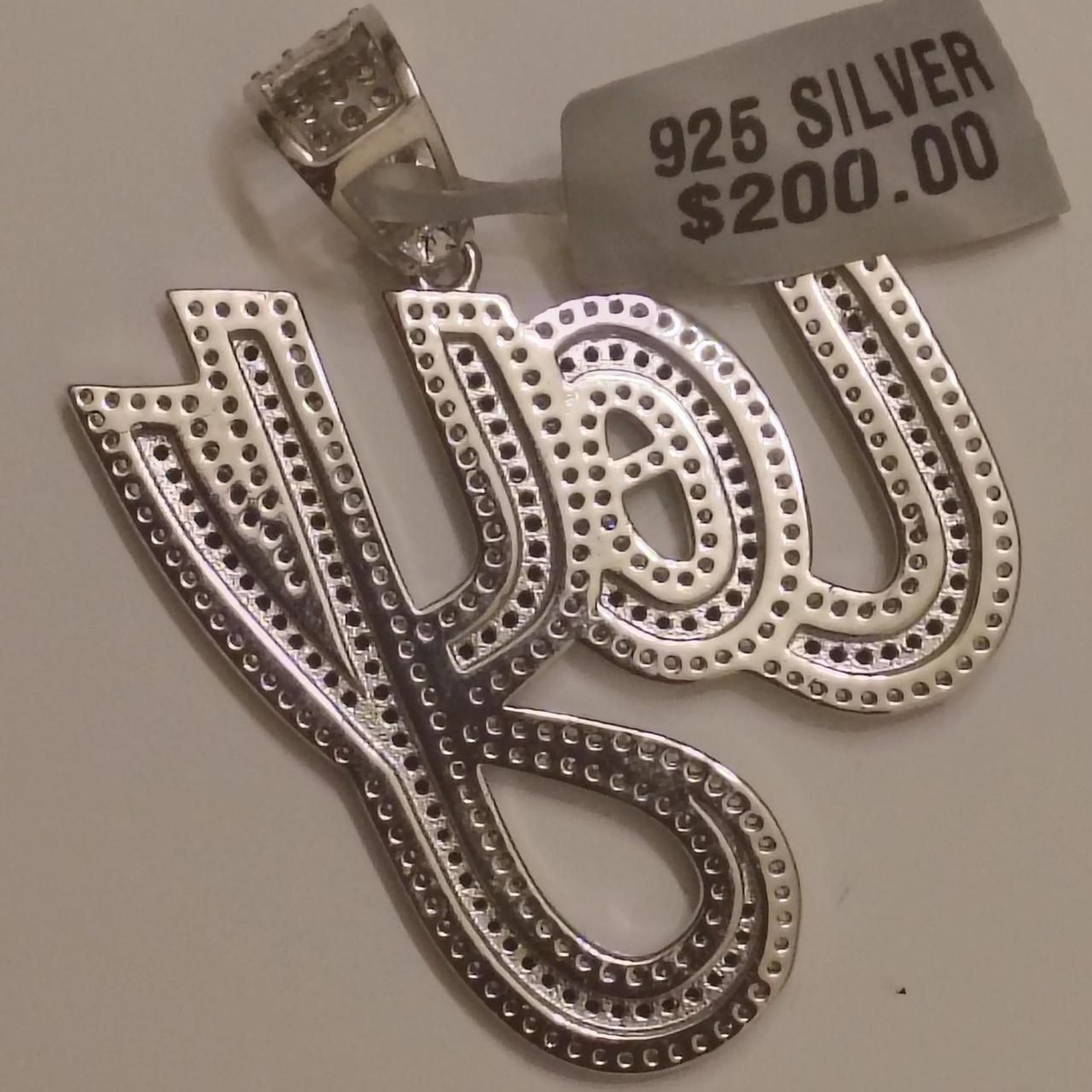 Source-unknown Men’s Silver marked 925 Pendant