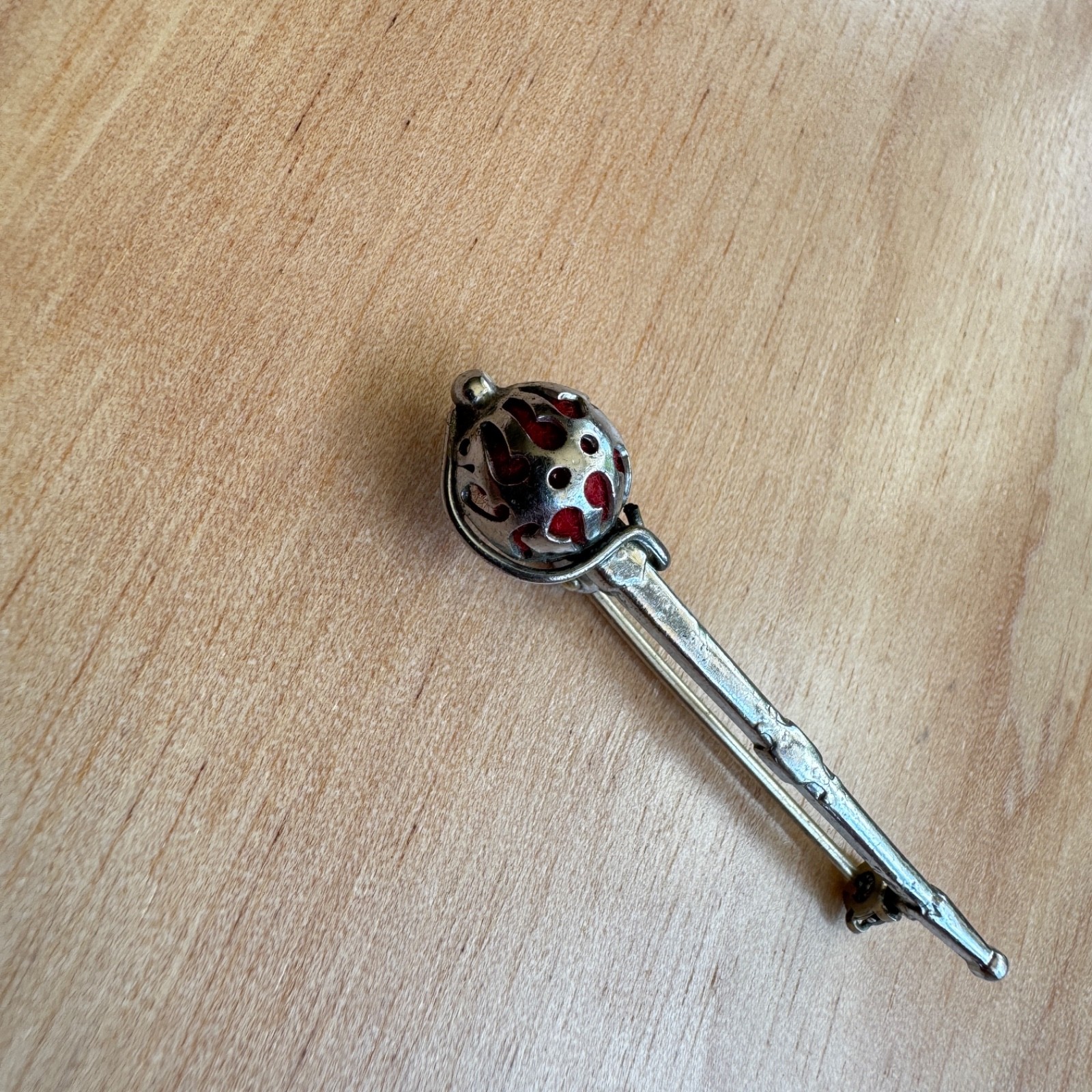 Vintage Scottish Kilt Brooch Pin Celtic Sword signed Mizpah