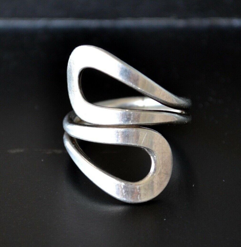 Adjustable Wide Statement Wrapring Women’s Foot Jewelry Toe Ring 925 Silver