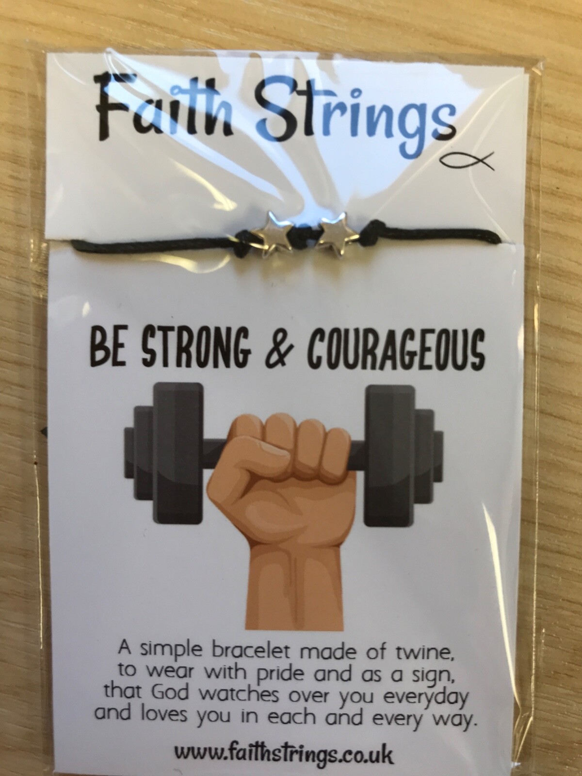 Faith Strings Wish Bracelet String Be Strong Jesus Love God Religion Gift 