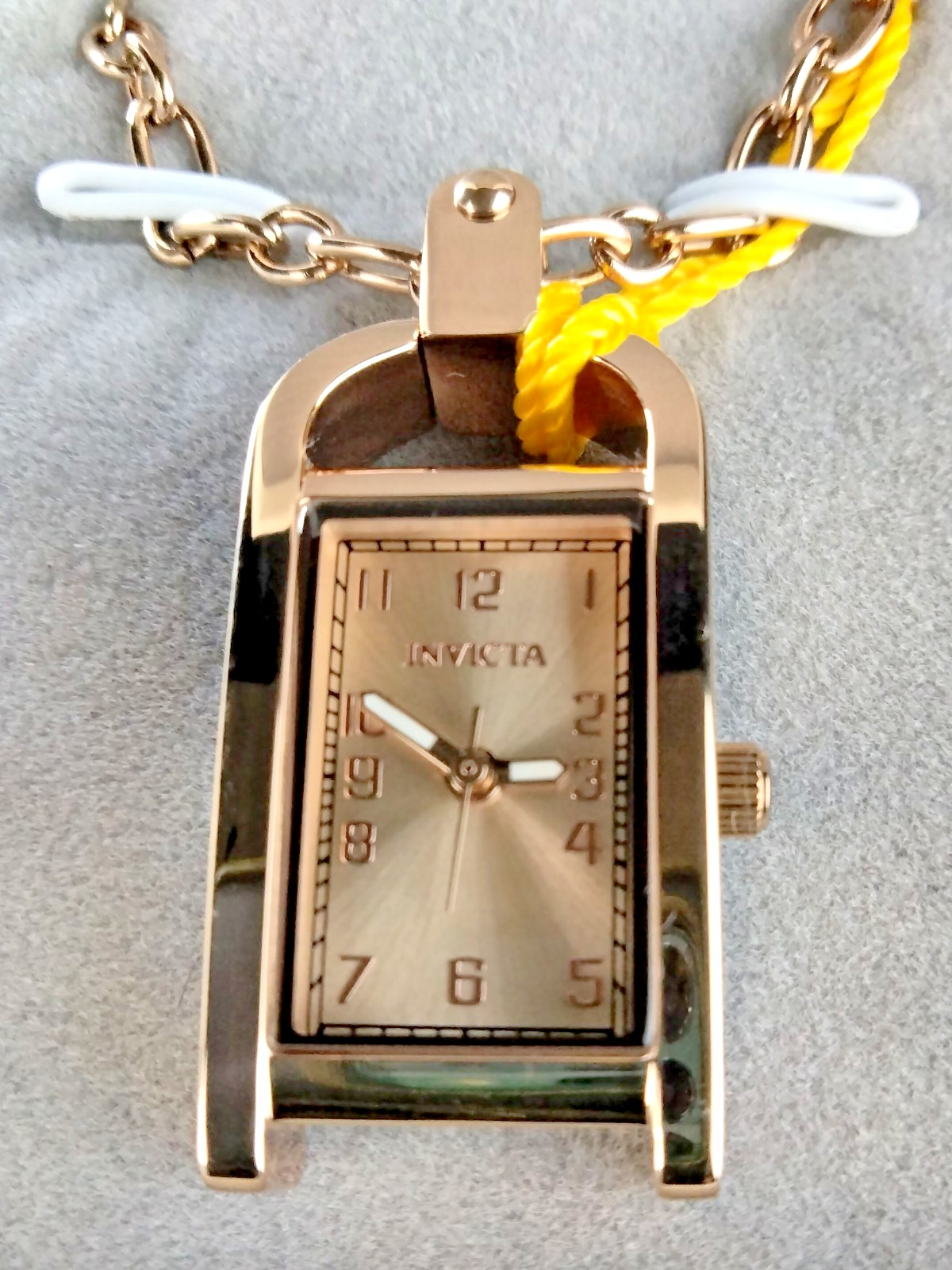 Invicta 49936 Mini Angel Necklace Watch Rose Gold Pendant Ladies Quartz Elegant