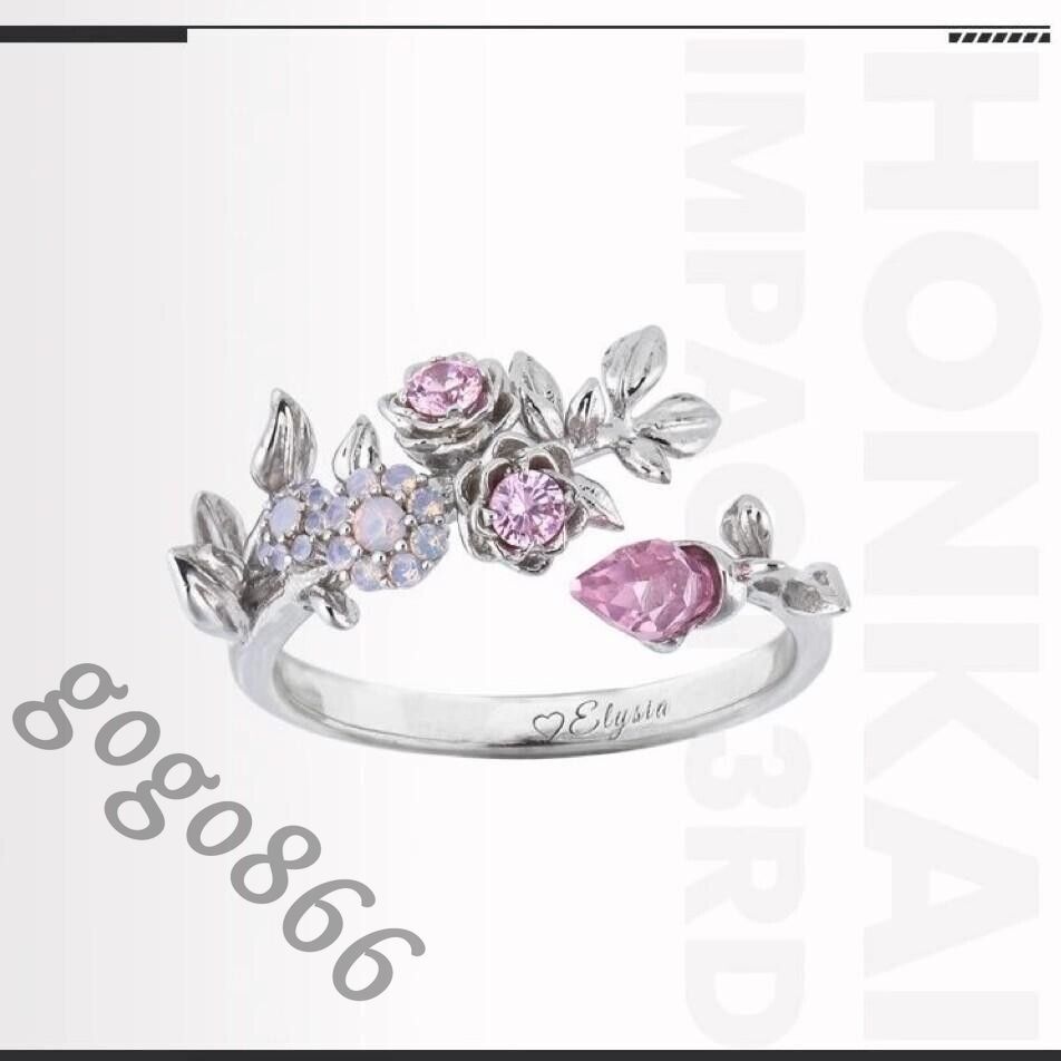 Elysia Finger Ring Honkai Impact 3 Cosplay High Quality Ring Adjustable Opening
