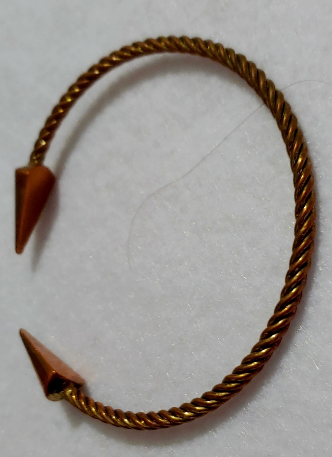 Bangle Bracelet ( Copper Tone / Gold Tone ) As seen in pictures – 2 1/2 in Dia