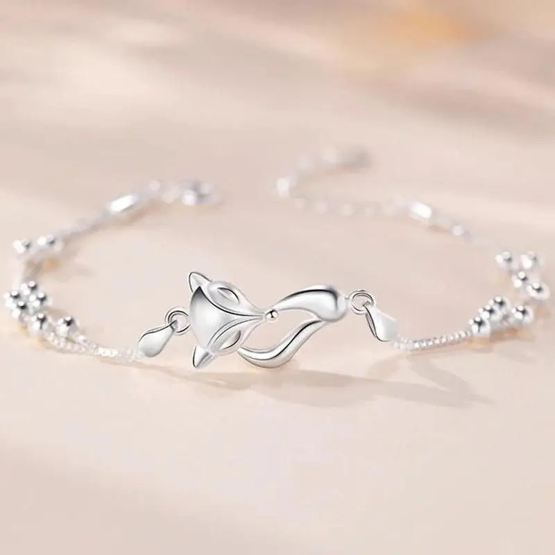 Unisex Fox Pendant Bracelet, Bracelets Jewelry Accessories for TV Series Cosplay