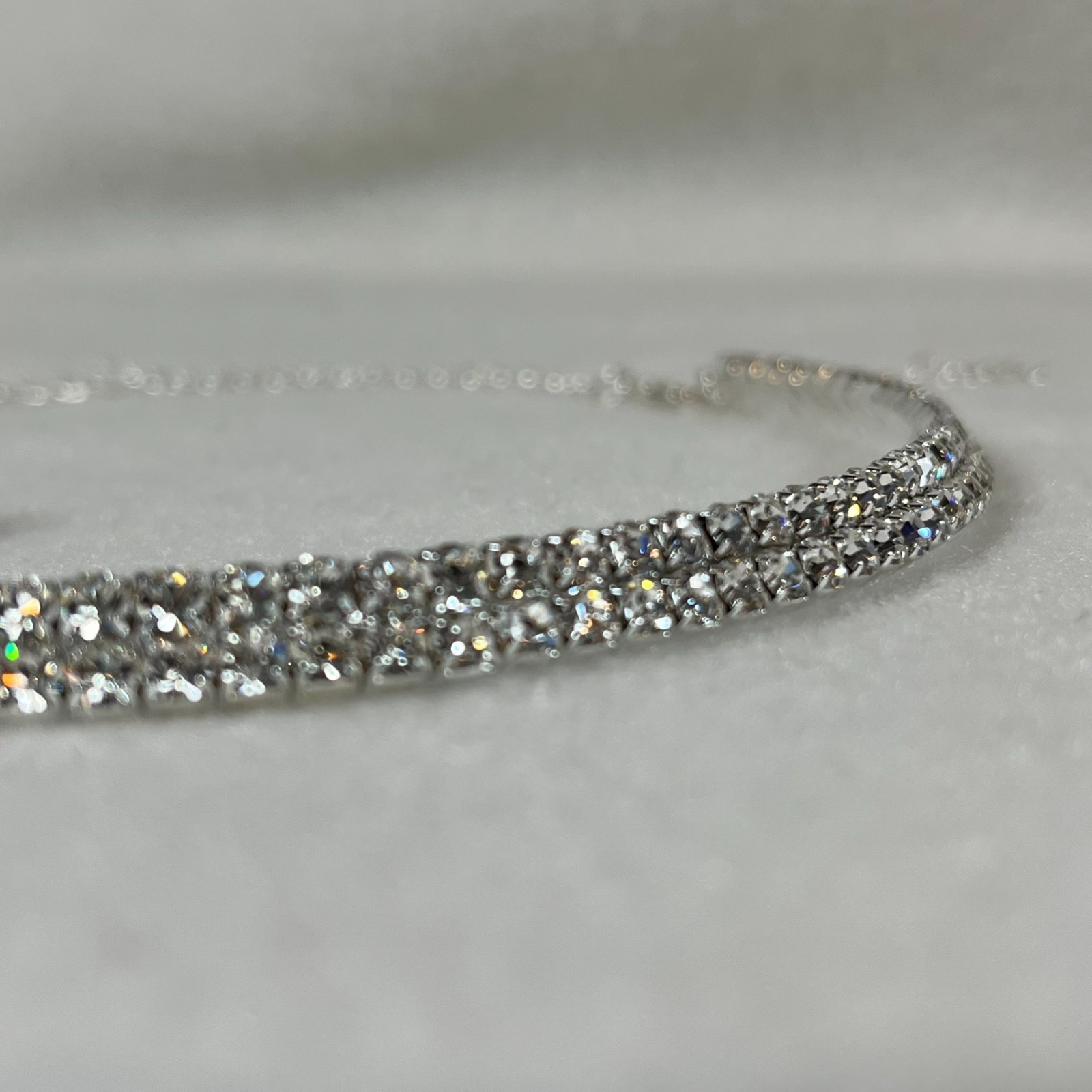 TWO Swarovski Elements Choker Necklace – Read