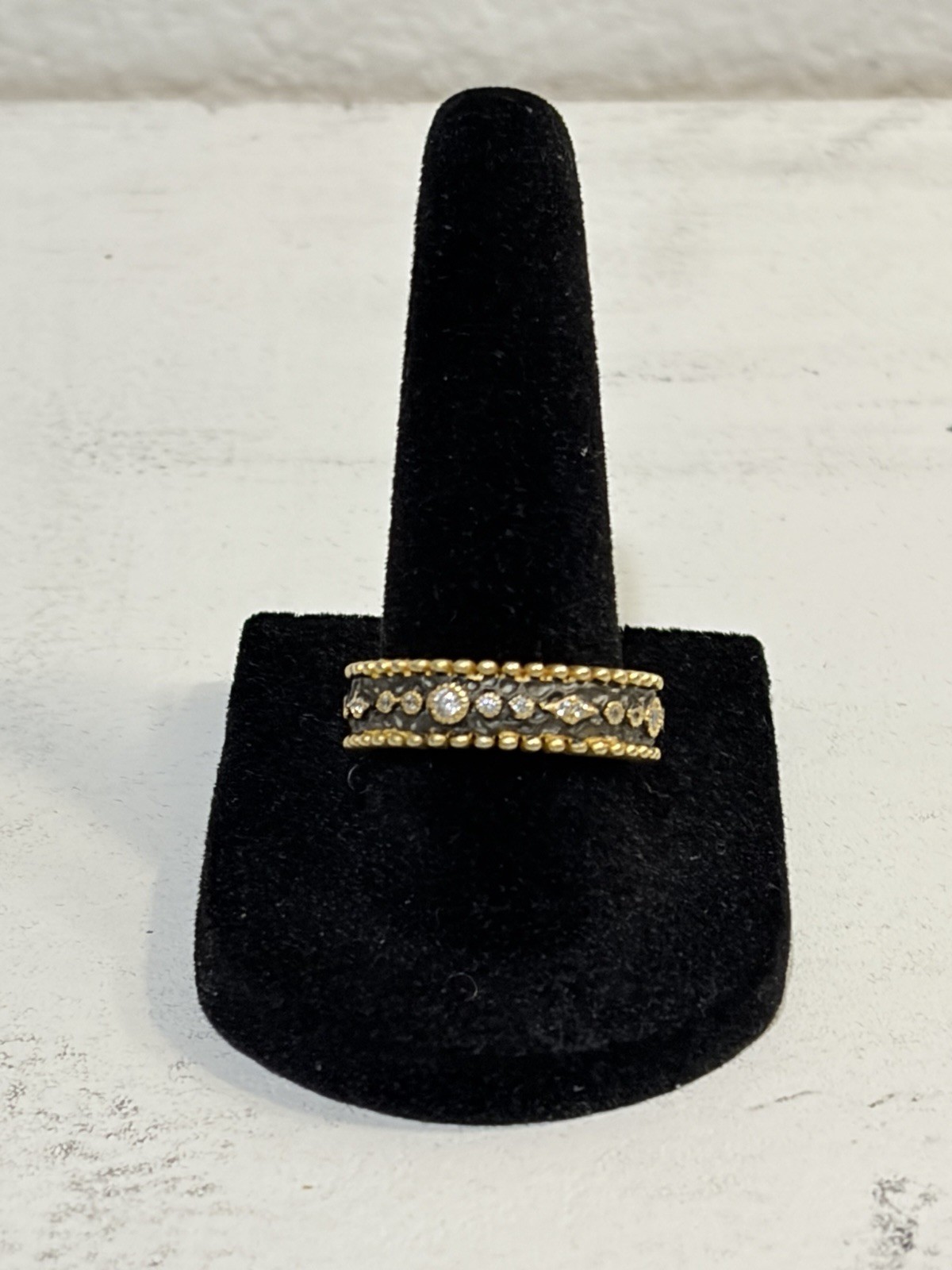 Freida Rothman Ring Sz 8 Sterling Silver 925