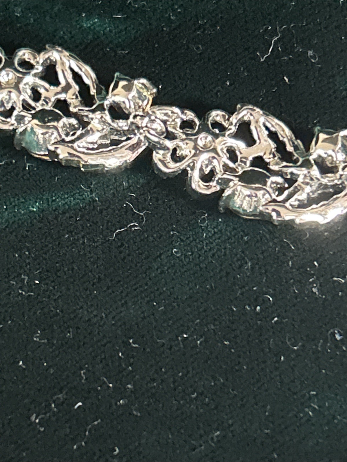LISNER Silver Tone Aurora Borealis Rhinestone Necklace Bracelet Earring Parure