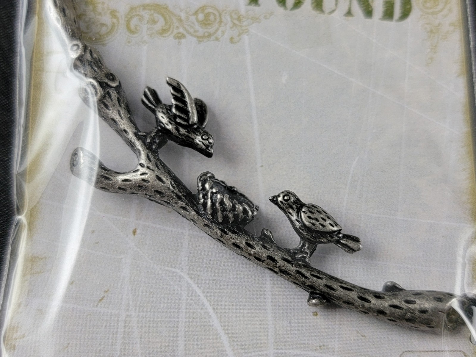 Blue Moon Beads Necklace Charms Lot of 4 Birds Horseshoe Four Leaf Clover Metal