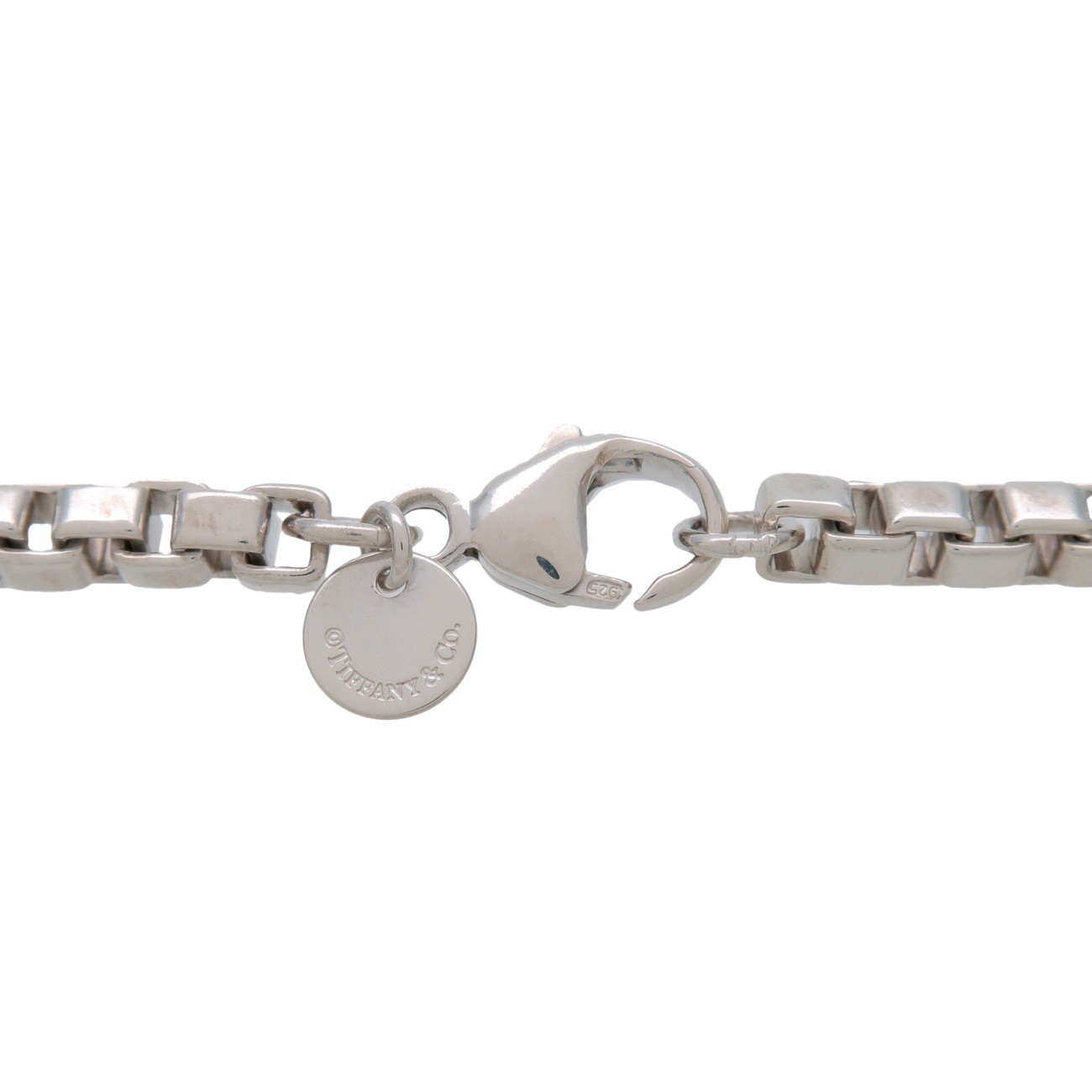 Tiffany & Co Venetian Link Bracelet SV925 Silver Authentic Used F/S