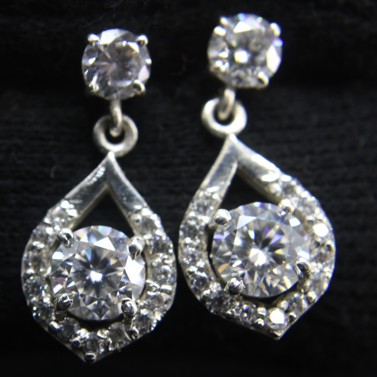4 Ct Studds Earrings Lab Griown Diamond ValentineDay Gift for Her In Silver 925