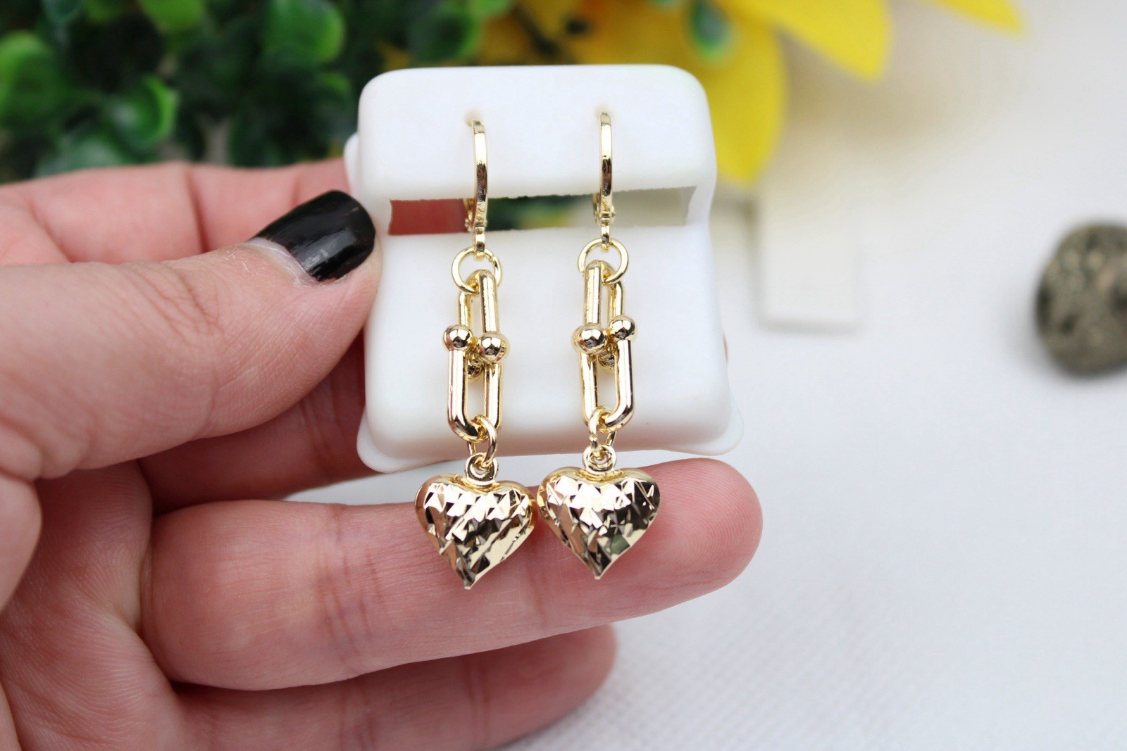 High Quality gold plated earrings/ Aretes En Oro Laminado De Buena Calidad