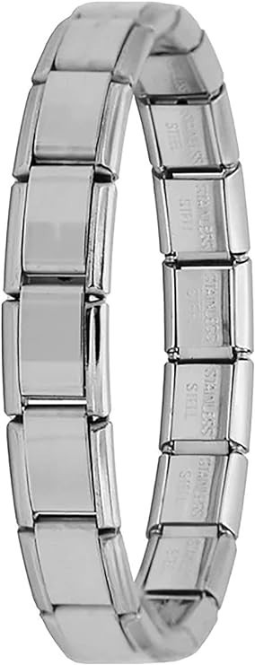 Italian Bracelet 18 Charm Bracelet Links for compatible with All Italian Charms