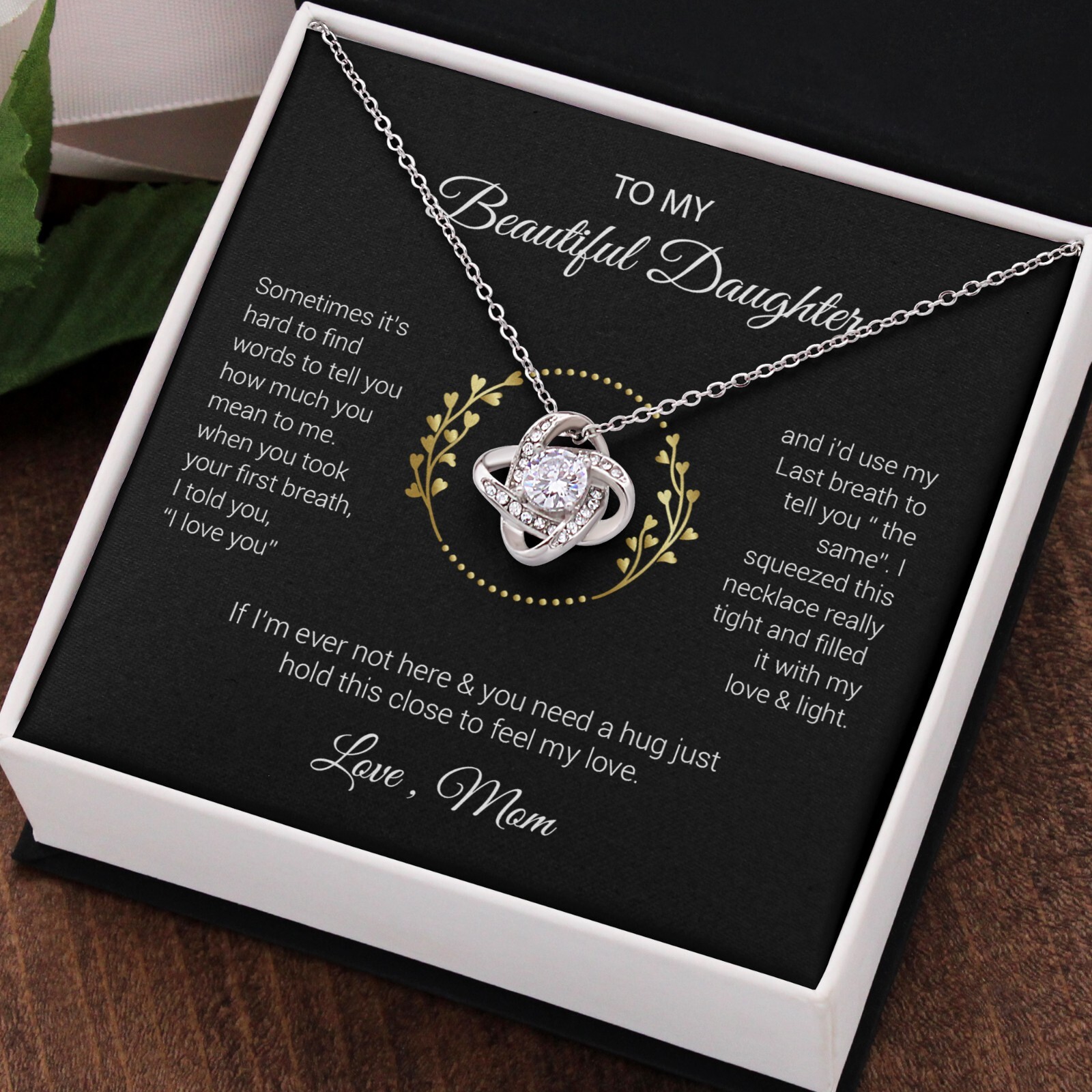 To My Beautiful Daughter Gift For Daughter From Mom, Daughters Birthday