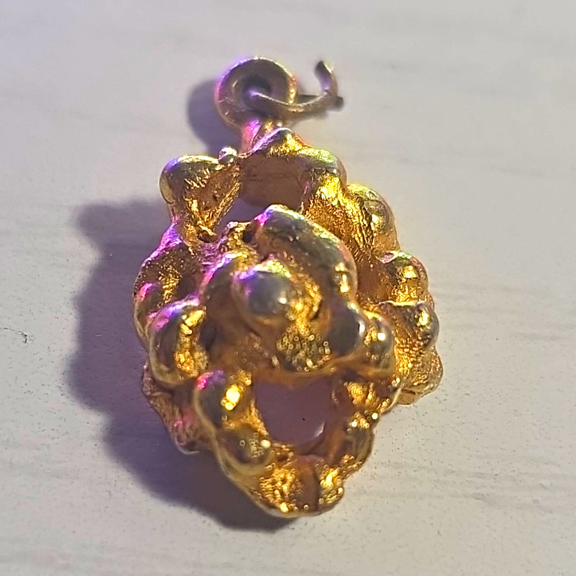 Golden Nugget Necklace Pendant