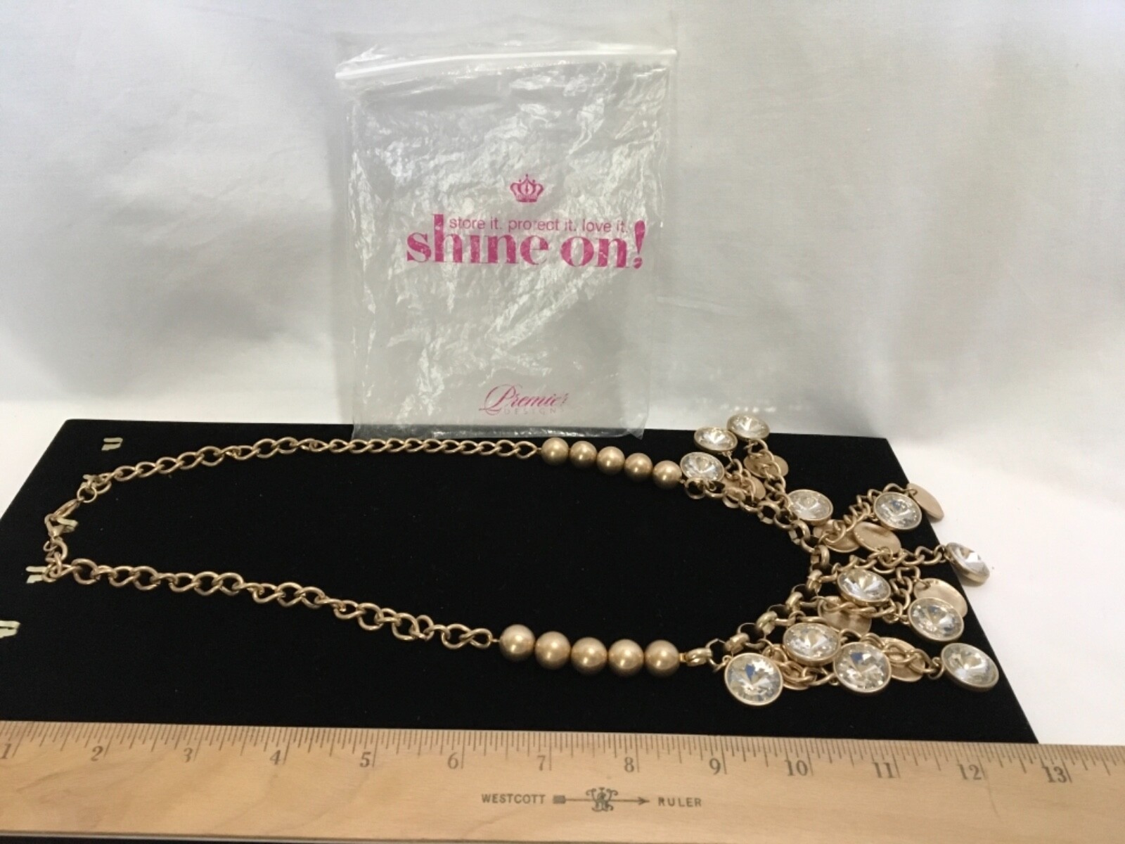Clear Sparkle Necklace New Shine On Premier Designs