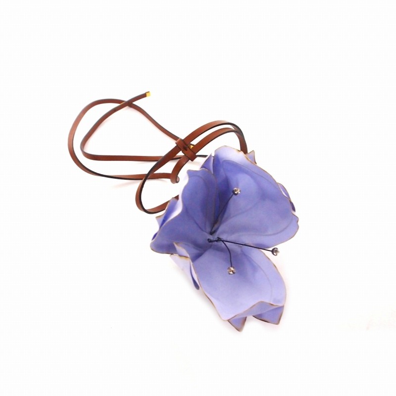 MARNI Flower Necklace Pendant UNI Purple COMVW11A00T2000 Women’s