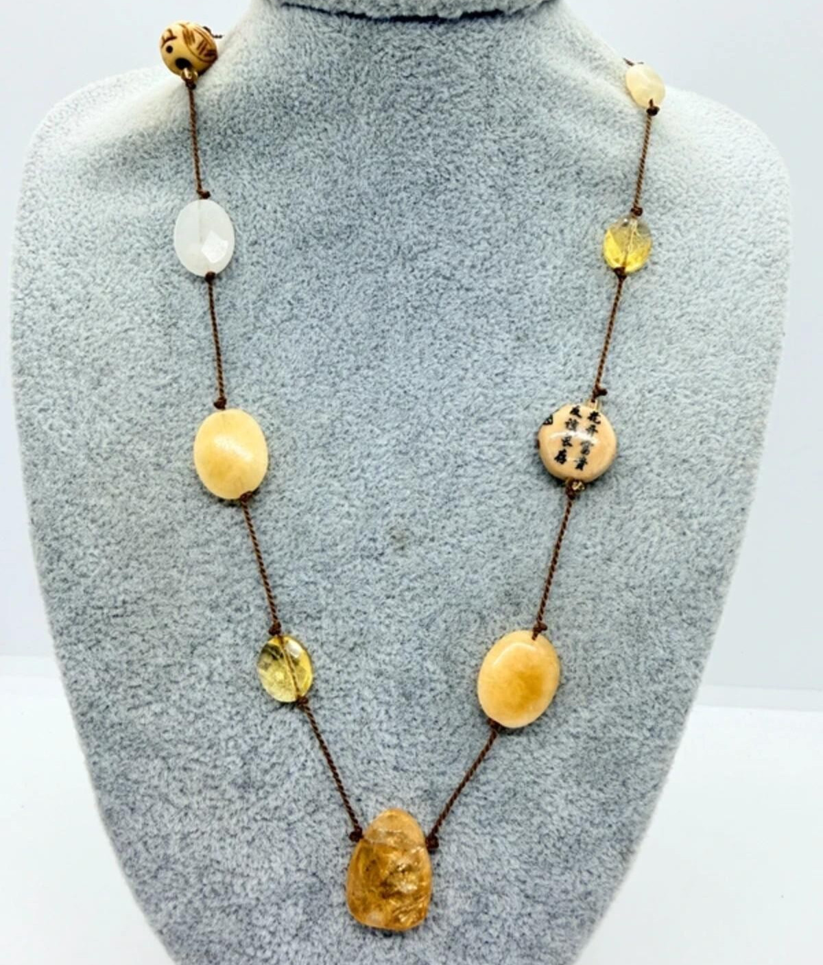 Chinese Design Beaded Necklace by Marks and Spencer / M&S, 46cm