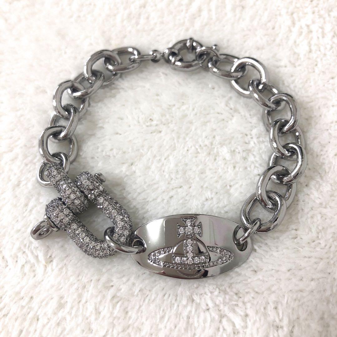 Vivienne Westwood Bracelet Silver Chain NO BOX [EJ919