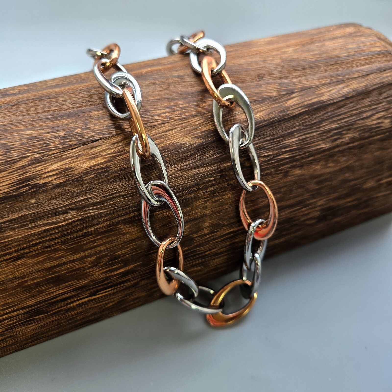 Stainless Steel 316 Polished Link Necklace/ Bracelet